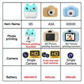 Kinder 1080p HD Digital kamera Spielzeug Sofort druck